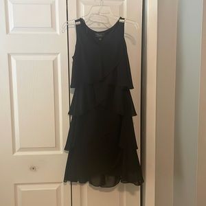 Chiffon cocktail dress.
